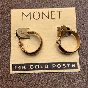 Monet 14k Gold Posts